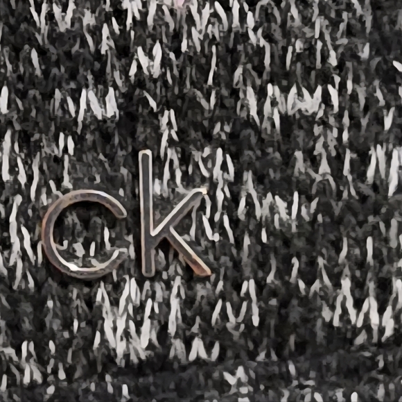 Calvin Klein Womens Small Black/Gray Sleeveless Zip-Up Vest w/ Chest Pocket - Picture 4 of 7